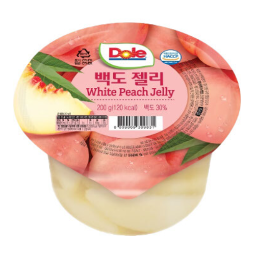 Dole)컵젤리 백도 200g